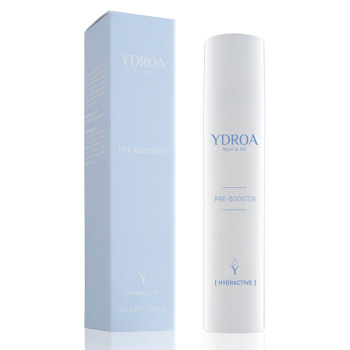gel hidratante y preparador para la piel pre booster skin de ydroa