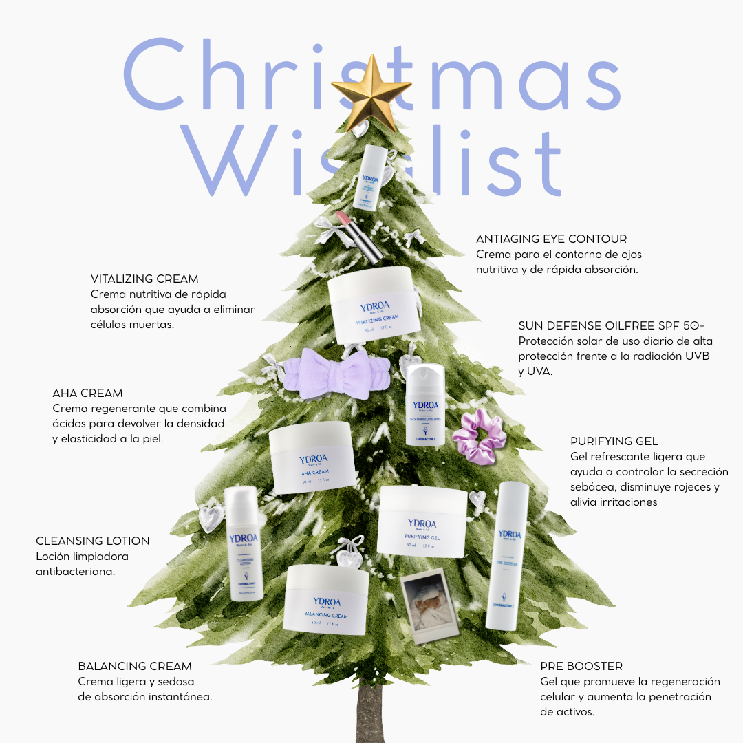 Los regalos de skincare que triunfan esta Navidad – descubre cómo acertar con YDROA 🎄 2 Posts cuadrados 4